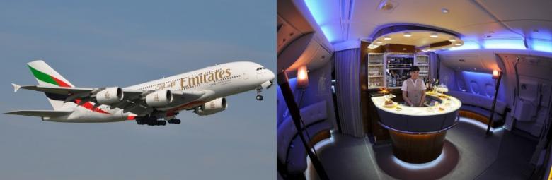 7. Emirates Airbus A380